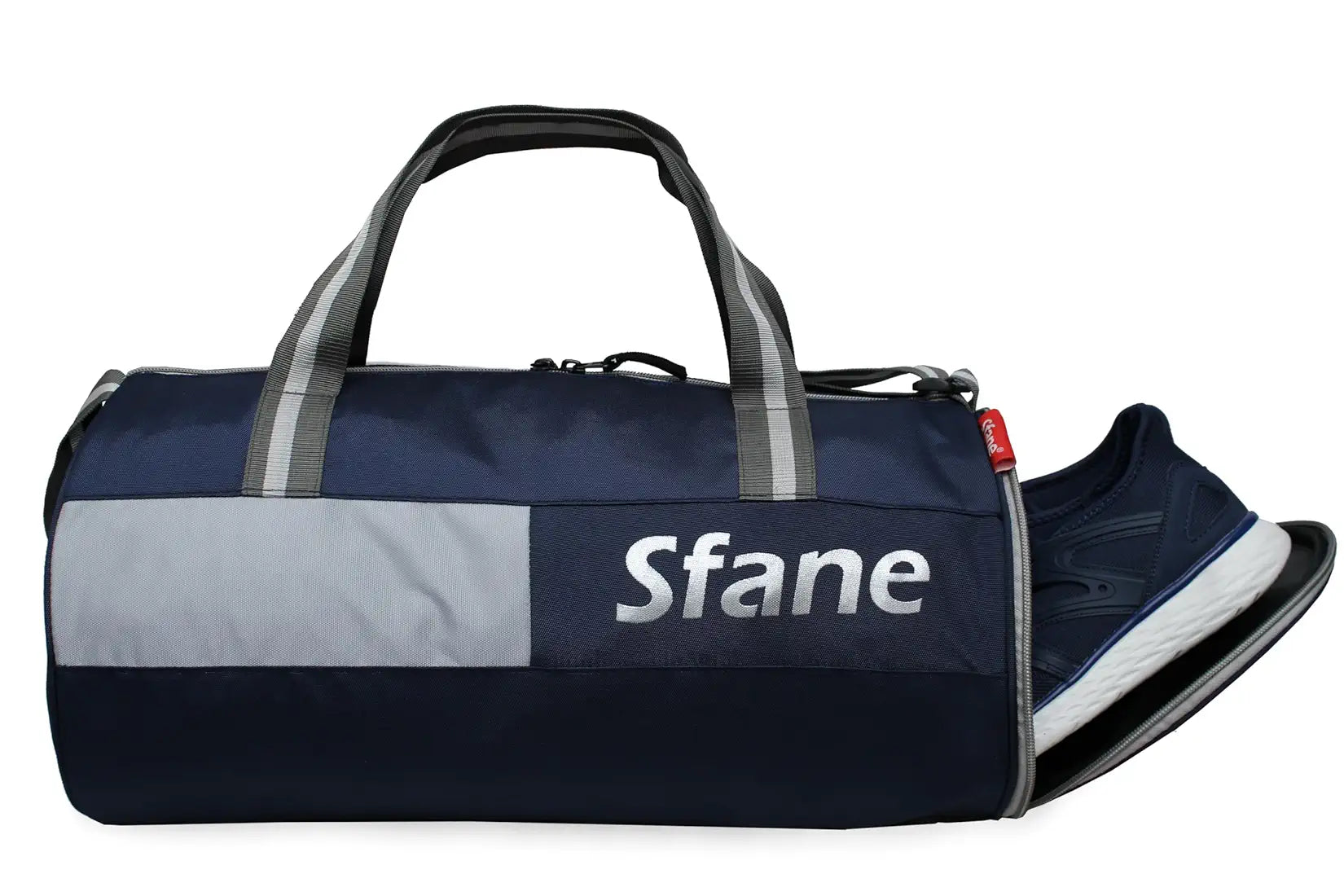 Sfane Gym Bags for Men with Separate Shoe Compartment Sports Gym Bag for Women Duffle Bags for Gym, Duffel Bags Sports Bag - Navy Blue