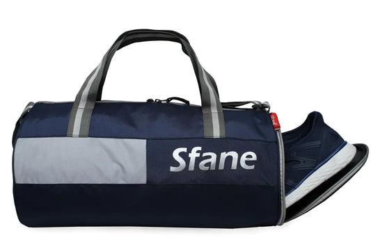 Sfane Gym Bags for Men with Separate Shoe Compartment Sports Gym Bag for Women Duffle Bags for Gym, Duffel Bags Sports Bag - Navy Blue