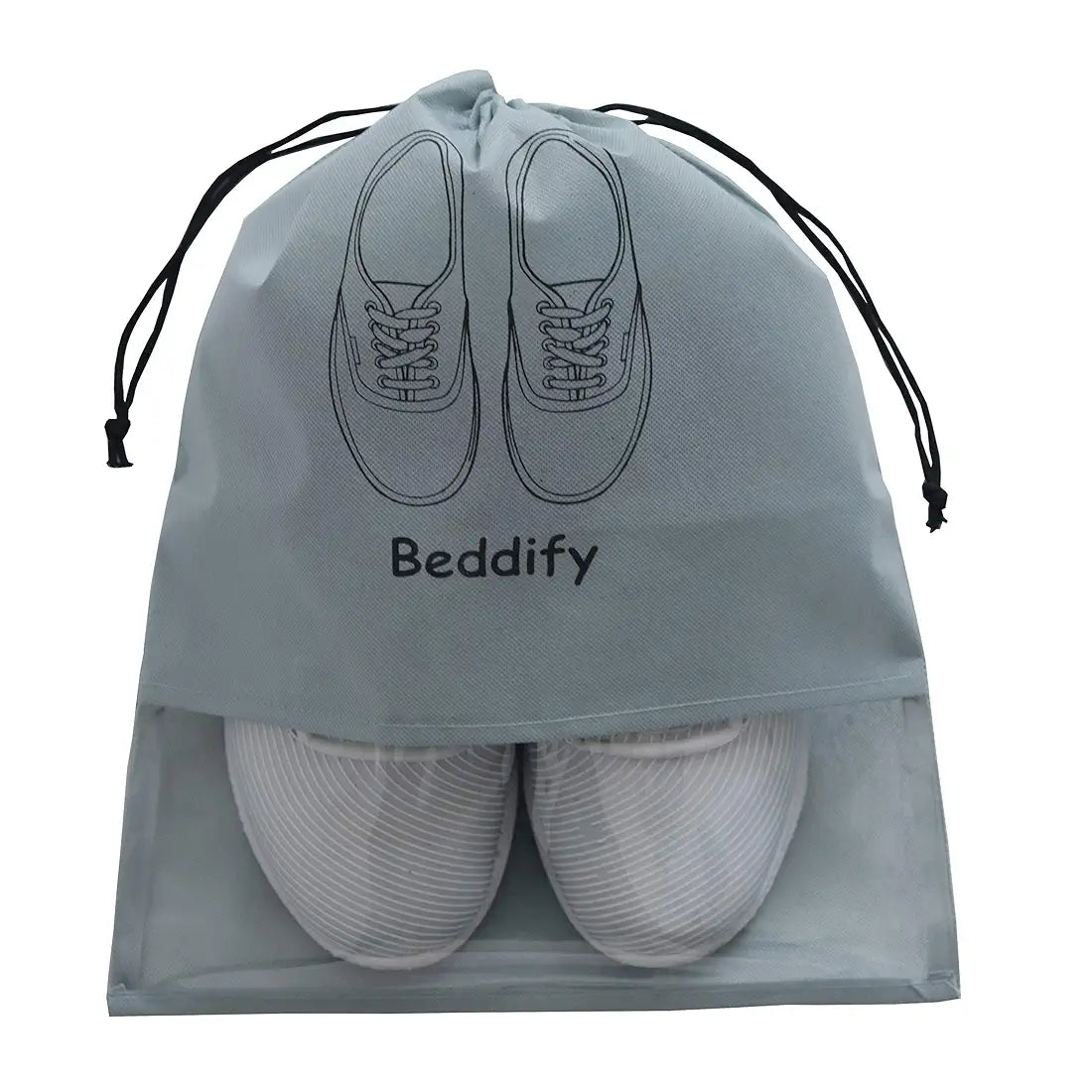 Beddify Pack of 12 Shoe Bags for Travel & Storage Travel Organizer for Women & Men Travel Accessories Shoe Organizer Shoe Pouches Travel Shoe Cover Travel Essentials 