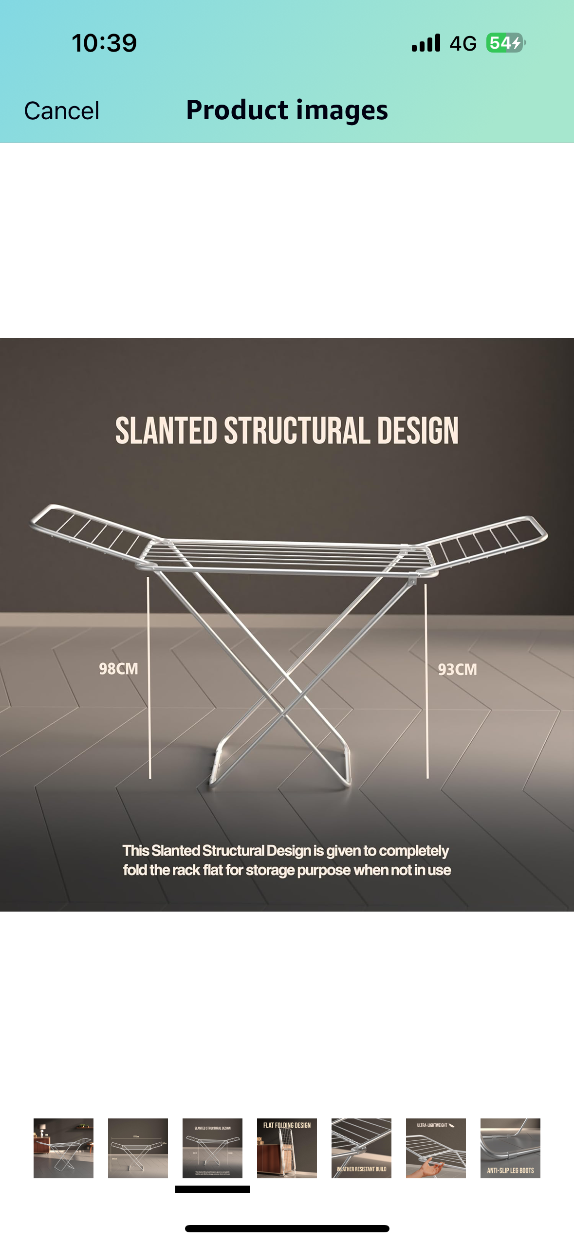 Cloth Drying Stand - 3 Way Folding, Lightweight, 42 Feet Drying Length, 20 Drying Rails (Silver)