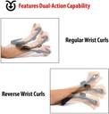 SELLZAS Forearm Strengthener Wrist Exerciser Hand Grip Equipment Developer Arm Hand Grip Ab Exerciser (Black)
