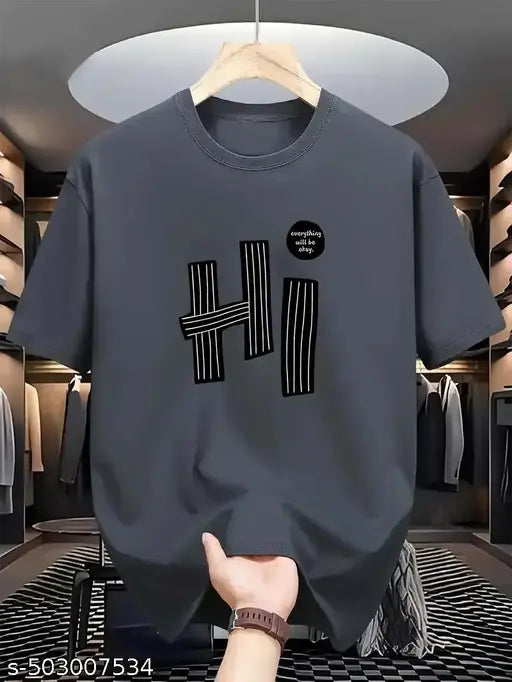 KEESOR Men Tshirt|Men Printed Round neck Tshirt|Men Graphic print Tshirt