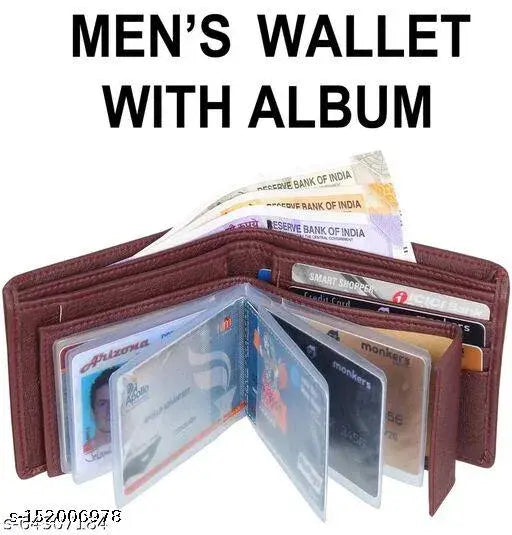 ATM Album Leather Wallet (Men's Purse)