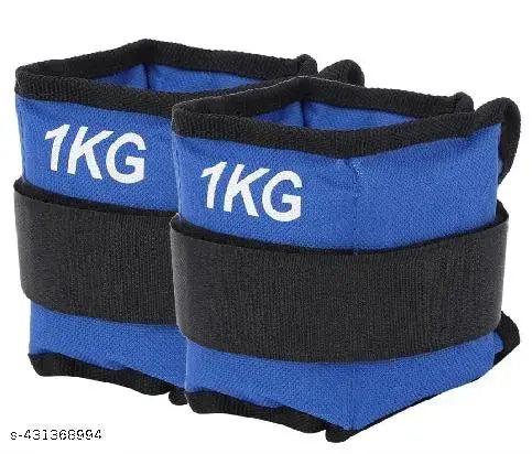 Bulls Fitness 1 KG X 2 Pro Quality Adjustable for Walking Running Ankle & Wrist Weight (1 kg)(Men &women )