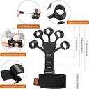 AJRO DEAL Hand Power Gripper & Finger Resistance Band for Muscle Build & Injury Recovery Hand Grip/Fitness Grip