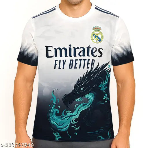 REAL MADRID BYBLADE KAY DRAG0N EDITION|LA LIGA AND UCL | FAN JERSEY | SUMMER FABRIC | 2025 MEN JERSEY | 15UCL BADGE IN HAND | EUROPEAN FOOTBALL