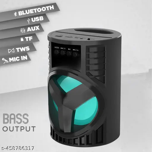 Bogx New Arriving Mini Boost Wireless Portable Power boost high sound blast with ultra 3d bass/splashproof dynamite thunder sound Supported for All Smartphone 10 W Bluetooth Speaker Karaoke speaker with free MIC