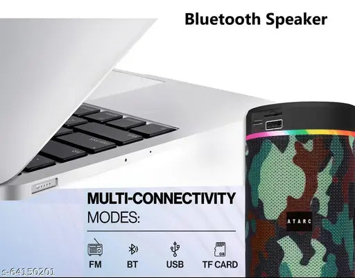 ATARC 100% HIGH QUALITY KT-125 High Power Sound Blast, Mini, Thunder Deep Base Sound WIreless Portable Lighting multifunction Mobile Holder & speaker FM