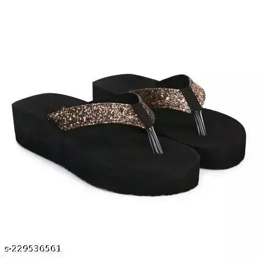 Two Soft Stylish Women Slippers Lightweight Comfort Fancy Trending Latest Flip Flops Slippers, For Ladies and Girls