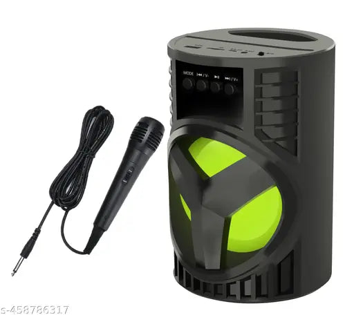 Bogx New Arriving Mini Boost Wireless Portable Power boost high sound blast with ultra 3d bass/splashproof dynamite thunder sound Supported for All Smartphone 10 W Bluetooth Speaker Karaoke speaker with free MIC