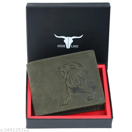 HIDE LIKE RFID Blocking Men's Wallet | Genuine Leather Wallet For Men | Pure Leather Purse | New Generation Stylish Wallet